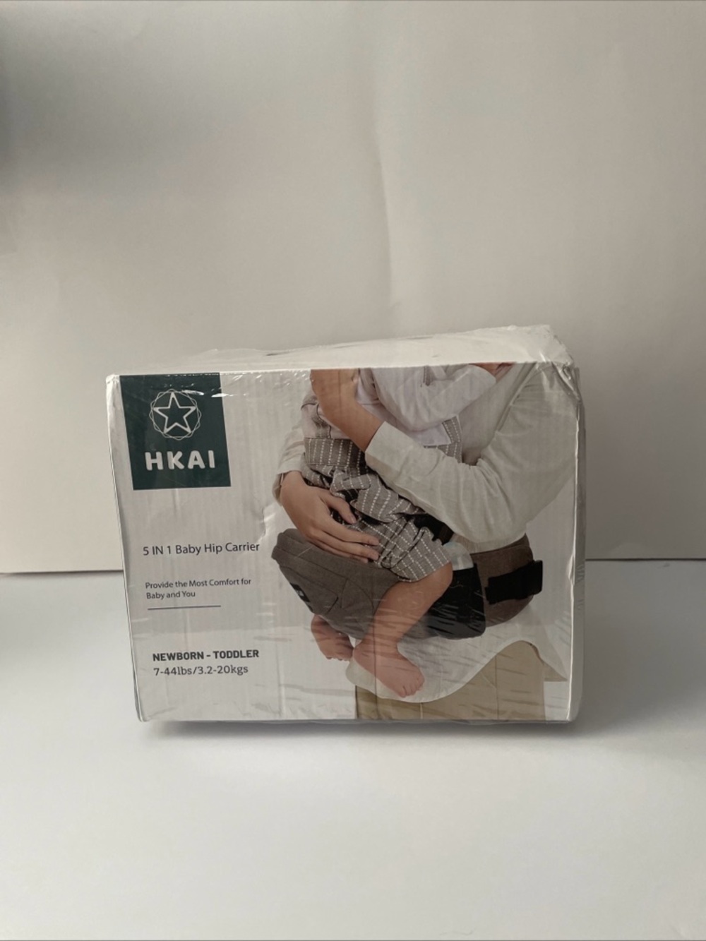 Gray 5-in-1 Baby Hip Carrier Waist Stool